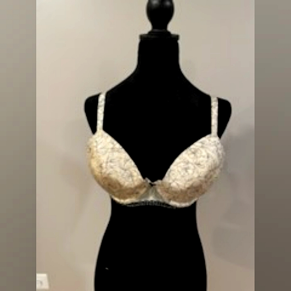 Elegant Cream Lace Bra